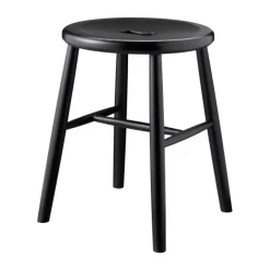 FDB Møbler Stools*J27 stool, Beech painted Black