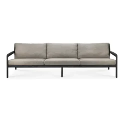 Ethnicraft Outdoor Lounge Furniture|Garden Sofas & Garden Benches*Jack outdoor 3 seater sofa -stained teak, Mocha Black