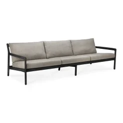 Ethnicraft Outdoor Lounge Furniture|Garden Sofas & Garden Benches*Jack outdoor 3 seater sofa -stained teak, Mocha Black