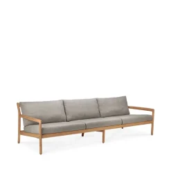 Ethnicraft Garden Sofas & Garden Benches|Balcony Furniture*Jack outdoor 3 seater sofa teak, Mocha Brown