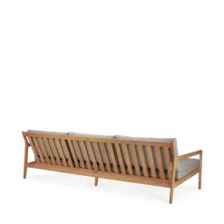 Ethnicraft Garden Sofas & Garden Benches|Balcony Furniture*Jack outdoor 3 seater sofa teak, Mocha Brown