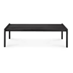 Ethnicraft Table For Outdoor Use*Jack outdoor coffee table stained teak, 120x65 cm Black