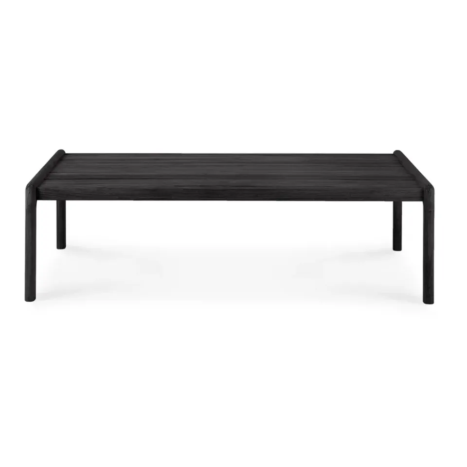 Ethnicraft Table For Outdoor Use*Jack outdoor coffee table stained teak, 120x65 cm Black