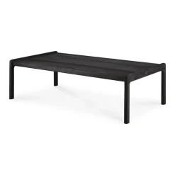 Ethnicraft Table For Outdoor Use*Jack outdoor coffee table stained teak, 120x65 cm Black