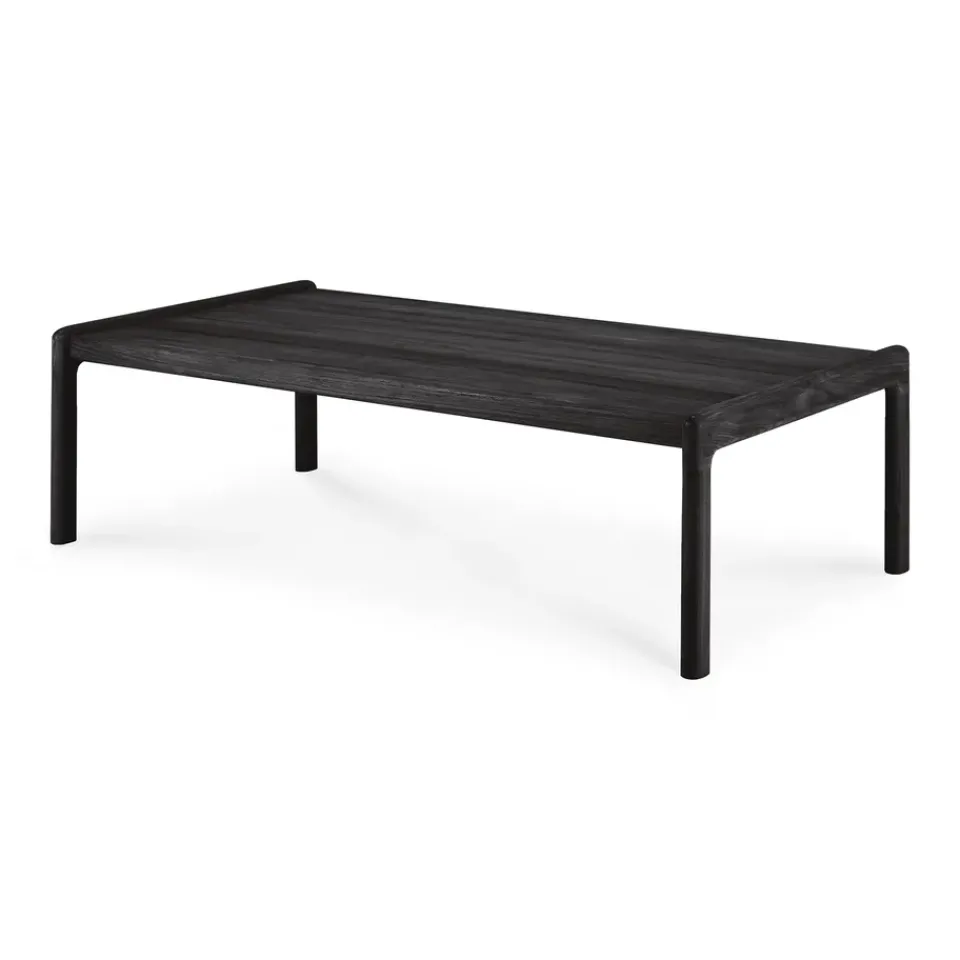 Ethnicraft Table For Outdoor Use*Jack outdoor coffee table stained teak, 120x65 cm Black