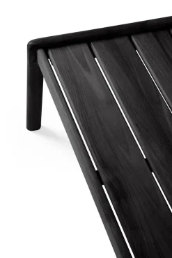 Ethnicraft Table For Outdoor Use*Jack outdoor coffee table stained teak, 120x65 cm Black
