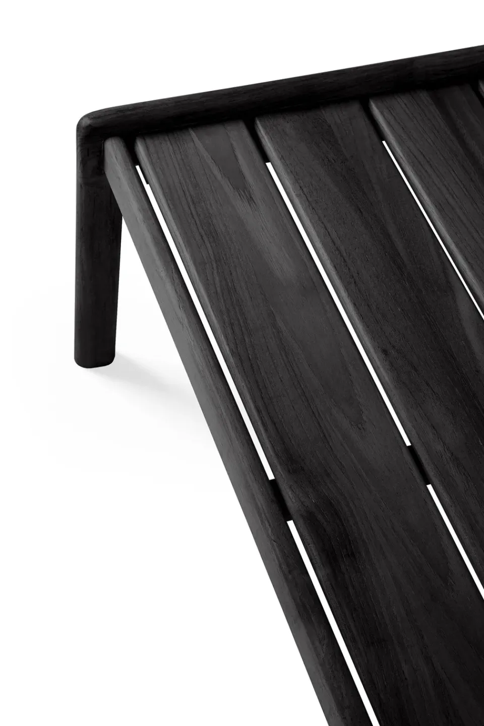 Ethnicraft Table For Outdoor Use*Jack outdoor coffee table stained teak, 120x65 cm Black