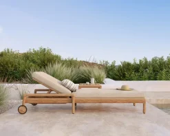 Ethnicraft Seat Cushions & Pads*Jack outdoor cushion for sunbed, Natural Beige