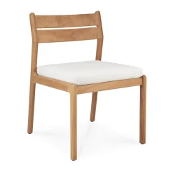 Ethnicraft Balcony Furniture*Jack Outdoor Dining chair, Off- White