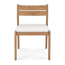 Ethnicraft Balcony Furniture*Jack Outdoor Dining chair, Off- White