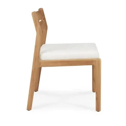 Ethnicraft Balcony Furniture*Jack Outdoor Dining chair, Off- White