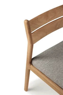 Ethnicraft Balcony Furniture*Jack Outdoor Dining chair, Mocha Brown
