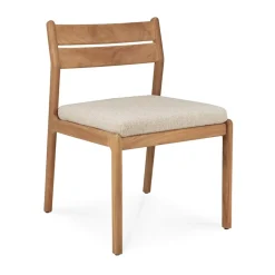 Ethnicraft Seating|Balcony Furniture*Jack Outdoor Dining chair, Natural Beige