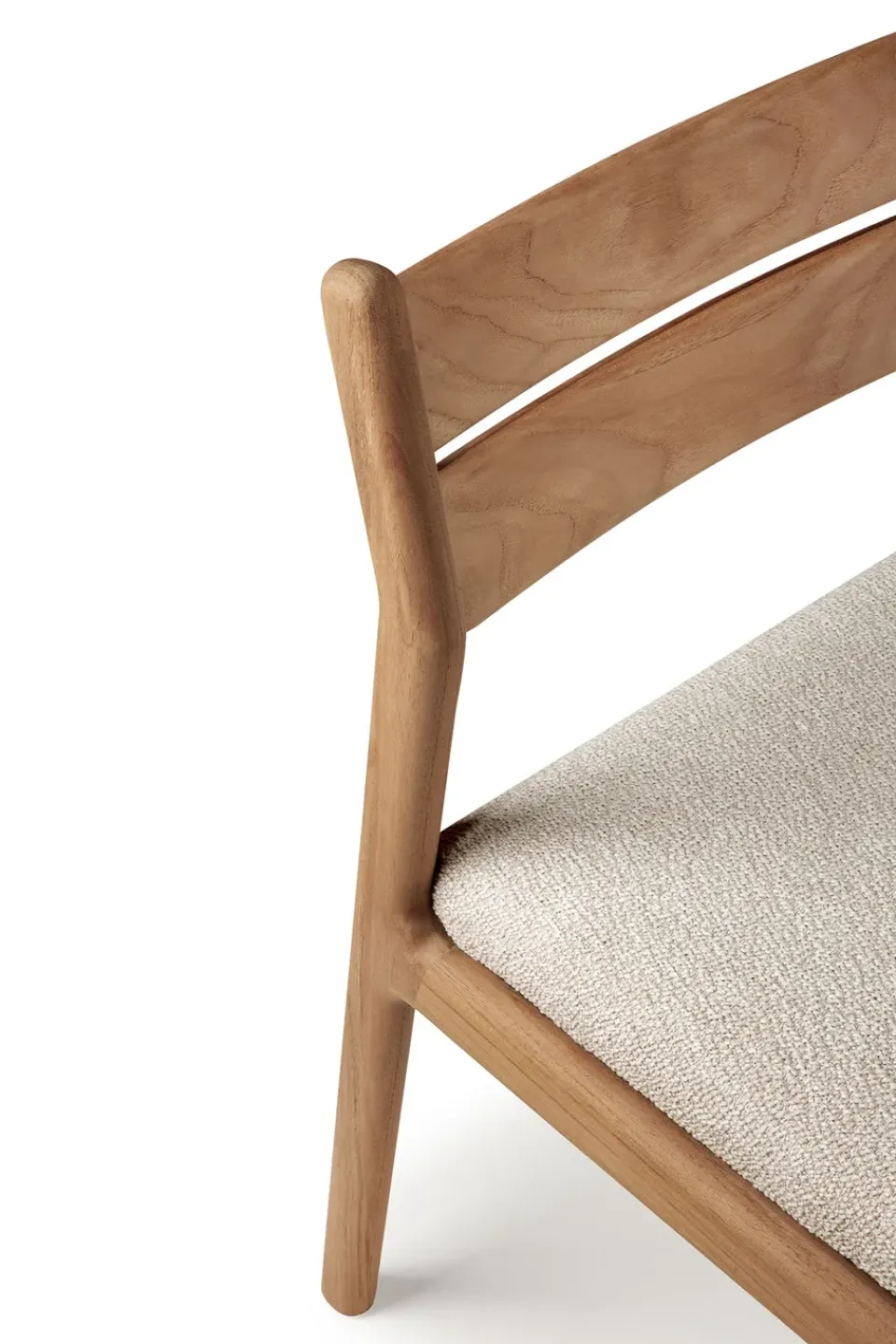 Ethnicraft Seating|Balcony Furniture*Jack Outdoor Dining chair, Natural Beige