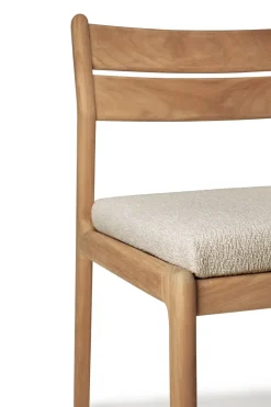 Ethnicraft Seating|Balcony Furniture*Jack Outdoor Dining chair, Natural Beige