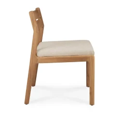 Ethnicraft Seating|Balcony Furniture*Jack Outdoor Dining chair, Natural Beige