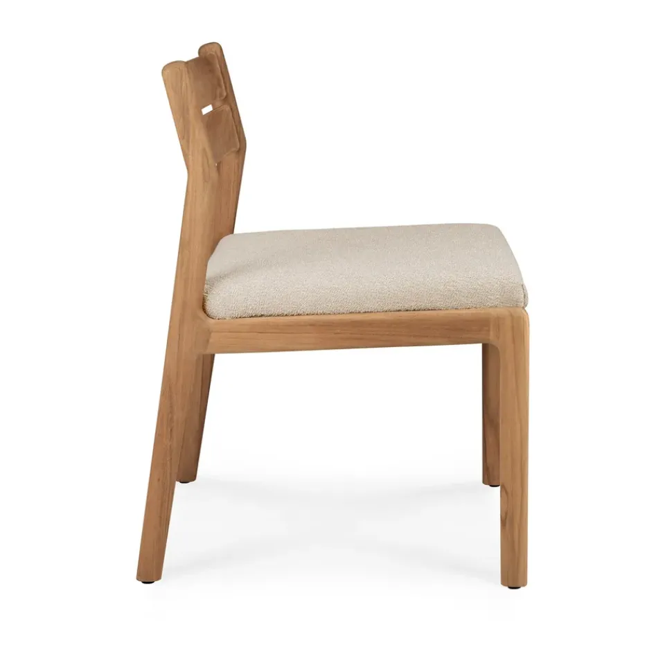 Ethnicraft Seating|Balcony Furniture*Jack Outdoor Dining chair, Natural Beige