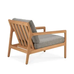 Ethnicraft Seating|Outdoor Lounge Furniture*Jack outdoor lounge armchair teak, Mocha Brown