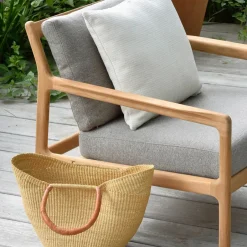 Ethnicraft Seating|Outdoor Lounge Furniture*Jack outdoor lounge armchair teak, Mocha Brown