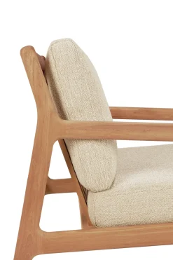 Ethnicraft Seating|Outdoor Lounge Furniture*Jack outdoor lounge armchair teak, Natural Beige
