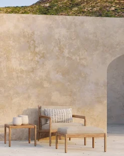 Ethnicraft Seating|Outdoor Lounge Furniture*Jack outdoor lounge armchair teak, Natural Beige