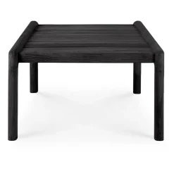 Ethnicraft Table For Outdoor Use*Jack outdoor side table stained teak, 54x54 cm Black