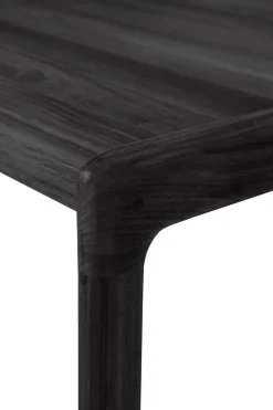 Ethnicraft Table For Outdoor Use*Jack outdoor side table stained teak, 54x54 cm Black