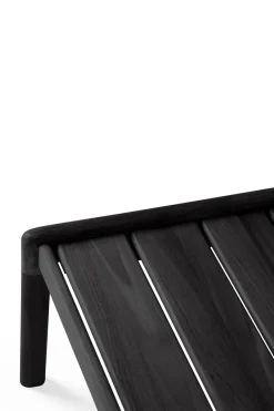 Ethnicraft Table For Outdoor Use*Jack outdoor side table stained teak, 54x54 cm Black