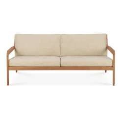 Ethnicraft Outdoor Lounge Furniture|Garden Sofas & Garden Benches*Jack outdoor sofa 2-seater teak, Natural Beige