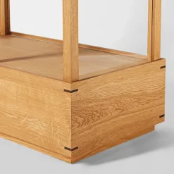 Kristina Dam Studio Display & Glass Cabinets*Japanese display cabinet large, Warm oiled oak Beige