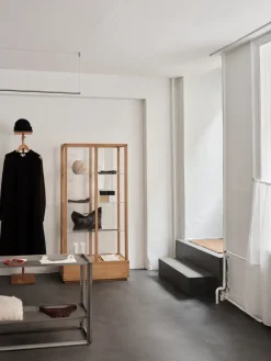 Kristina Dam Studio Display & Glass Cabinets*Japanese display cabinet large, Warm oiled oak Beige