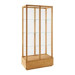 Kristina Dam Studio Display & Glass Cabinets*Japanese display cabinet large, Warm oiled oak Beige