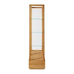 Kristina Dam Studio Display & Glass Cabinets*Japanese display cabinet large, Warm oiled oak Beige
