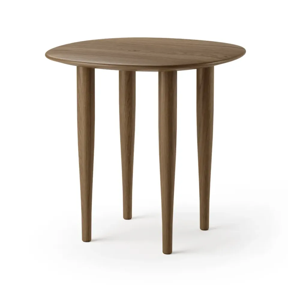 Brdr. Krüger Coffee Tables*Jari side table Ø45 cm, Smoke oiled oak Brown