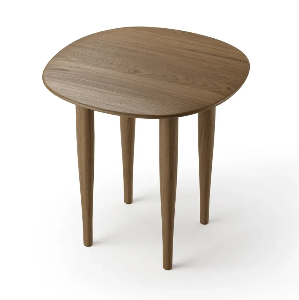 Brdr. Krüger Coffee Tables*Jari side table Ø45 cm, Smoke oiled oak Brown