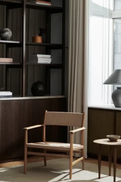 Brdr. Krüger Coffee Tables*Jari side table Ø45 cm, Smoke oiled oak Brown