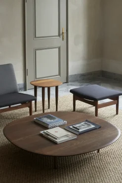Brdr. Krüger Coffee Tables*Jari side table Ø45 cm, Smoke oiled oak Brown