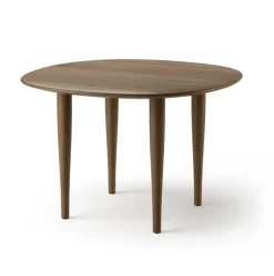 Brdr. Krüger Coffee Tables*Jari side table Ø60 cm, Smoke oiled oak Brown