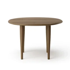 Brdr. Krüger Coffee Tables*Jari side table Ø60 cm, Smoke oiled oak Brown