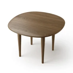 Brdr. Krüger Coffee Tables*Jari side table Ø60 cm, Smoke oiled oak Brown