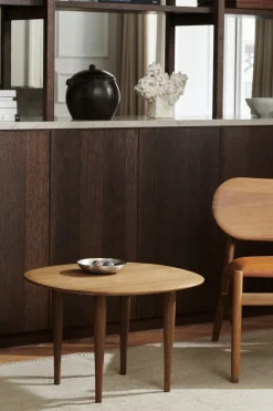 Brdr. Krüger Coffee Tables*Jari side table Ø60 cm, Smoke oiled oak Brown