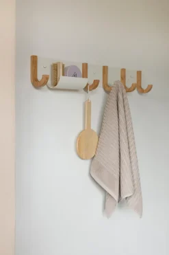 Design Letters Clothes Racks, Coat Stands & Hangers*Jay clothing rack 5 hooks, Creamweiss-ek White