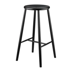 FDB Møbler Bar Stools*J27B bar stool, Beech painted Black