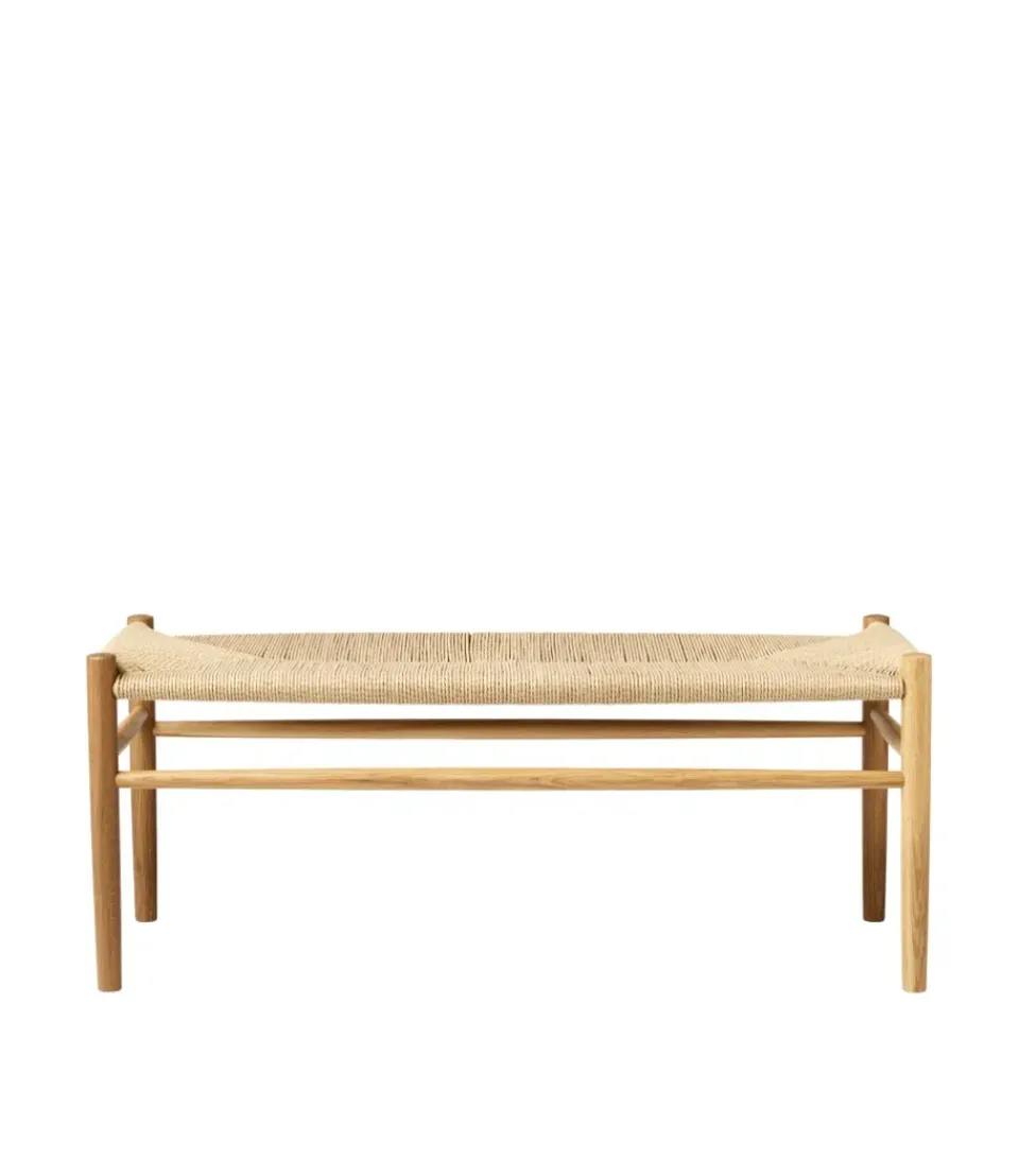 FDB Møbler Benches*J83B 37x100 cm bench, Oak nature lacquered-nature Brown