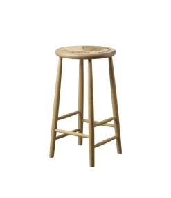 FDB Møbler Bar Stools*J165C bar chair 65 cm, Oak nature lacquered-nature Brown