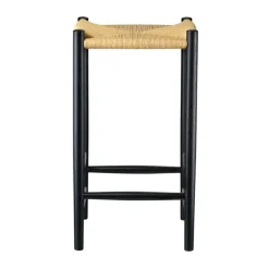FDB Møbler Bar Stools*J164C Counter Squared bar stool, Oak painted-nature Black
