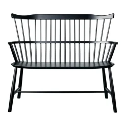 FDB Møbler Benches*J52D bench, Beech painted Black