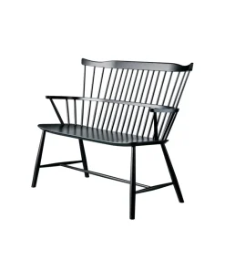 FDB Møbler Benches*J52D bench, Beech painted Black