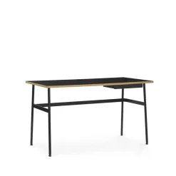 Normann Copenhagen Desks*Journal desk, laminate, steel legs and drawer Black
