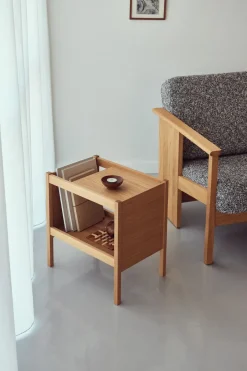 Form & Refine Side Tables*Journal side table 29x43 cm, Oak Brown